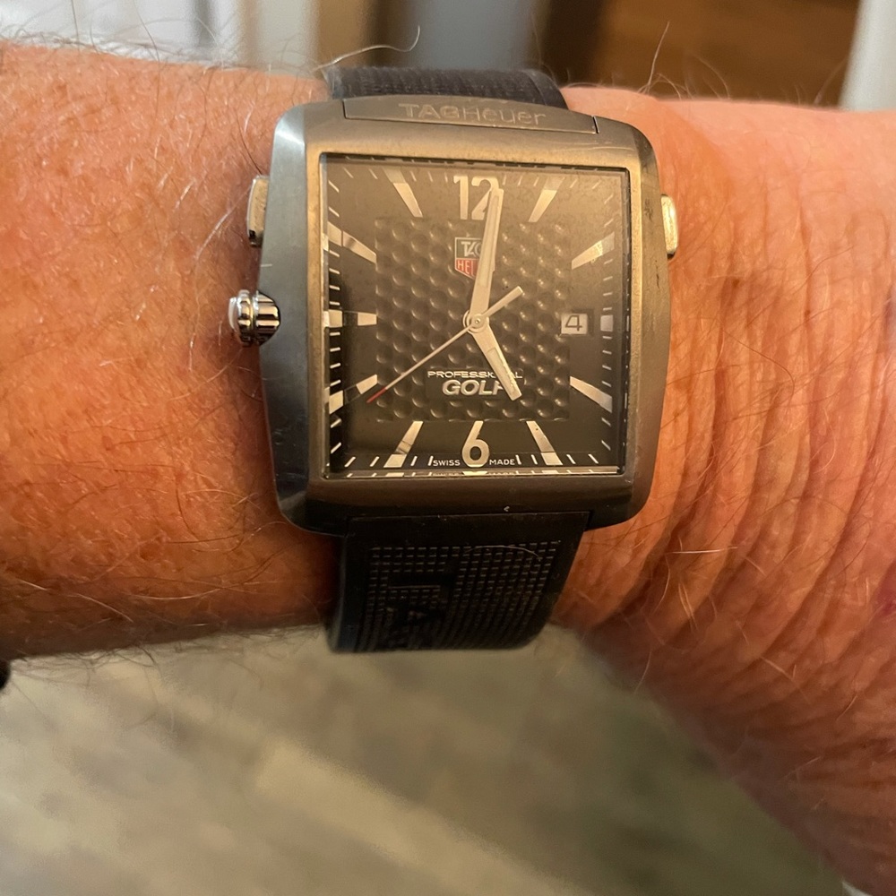 Men’s Tag Heuer Tiger Woods Golf Watch. Hard to find golf watch